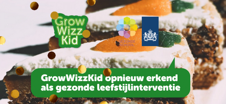 GrowWizzKid opnieuw erkend als gezonde leefstijlinterventie