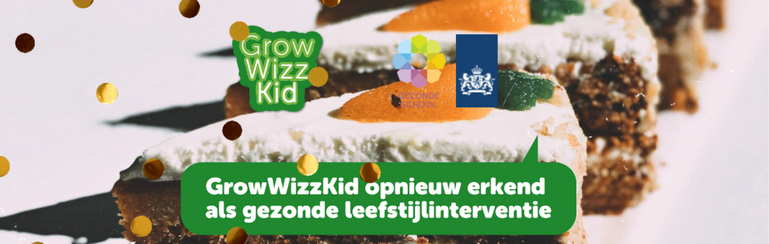 GrowWizzKid opnieuw erkend als gezonde leefstijlinterventie