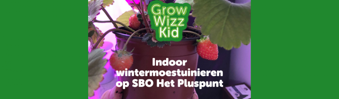 Indoor wintermoestuinieren op SBO Het Pluspunt